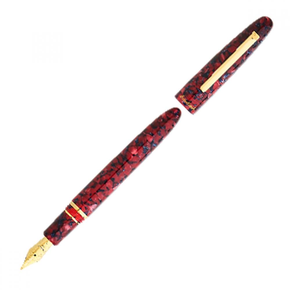 

Esther Brook Estee Scarlet Gt Fountain Pen M medium letter