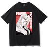 Sommer Neues Anime Kettensägen Unisex Bedrucktes T-Shirt Unisex und Damen T-Shirt Unisex Top Sport T-Shirt Unisex T-Shirt Harajuku Y2K Tee