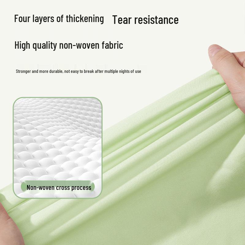 Thickened Stain-Resistant Travel Pillowcase for Train Sleeper