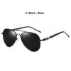 Men And Women Polarized Sunglasses Colored Reflective Glasses Driving Sunglasses Black Unisex Pilot Lenses Uv400