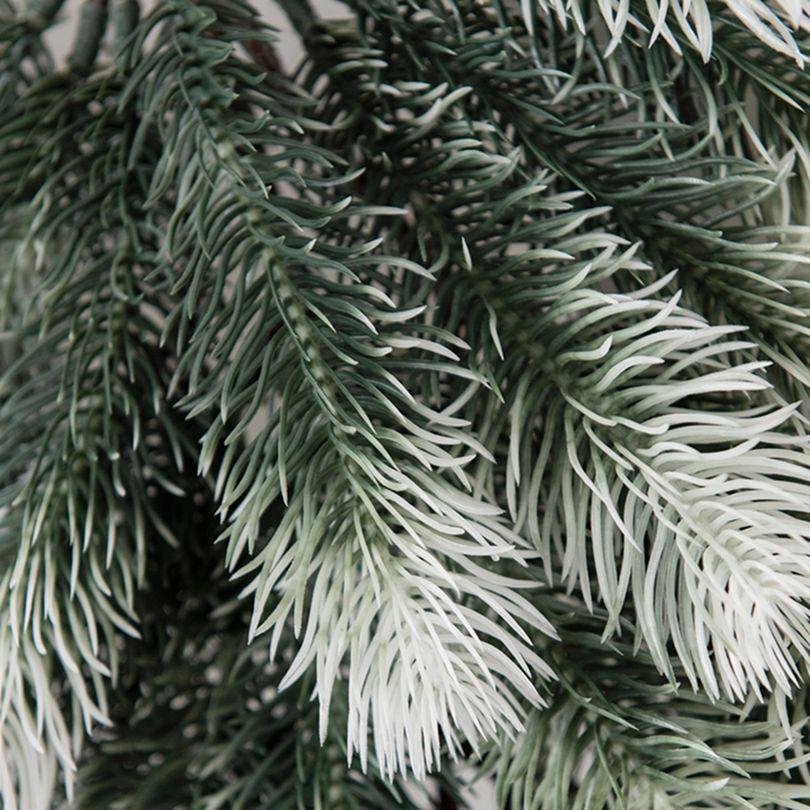 Künstliche Pflanze Kiefernnadel Kunststoff Reif Weihnachtsbaum Hängender Kranz Hof Zuhause Außen Garten Wand DIY Hochzeitsdeko