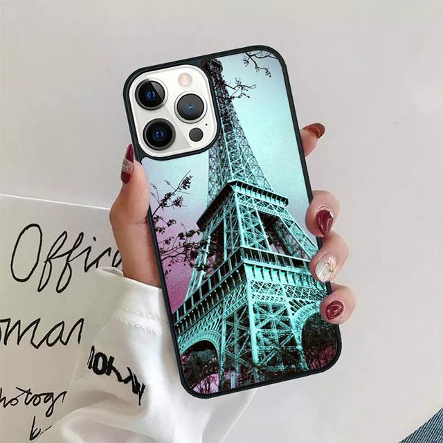Romantic Paris Eiffel ToweR Coque Shell For iPhone 17 Air 15 16 14 13 12 Pro Max 11 Pro Max Plus Phone Case Cover