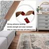 1PC 118.11in Indoor Flooring Transition Carpet Edge Strip Multi-surface Compatibility Seamless Flooring Transition Traction Enha