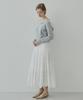 Hypernet Four-Hole Stitching Long Skirt