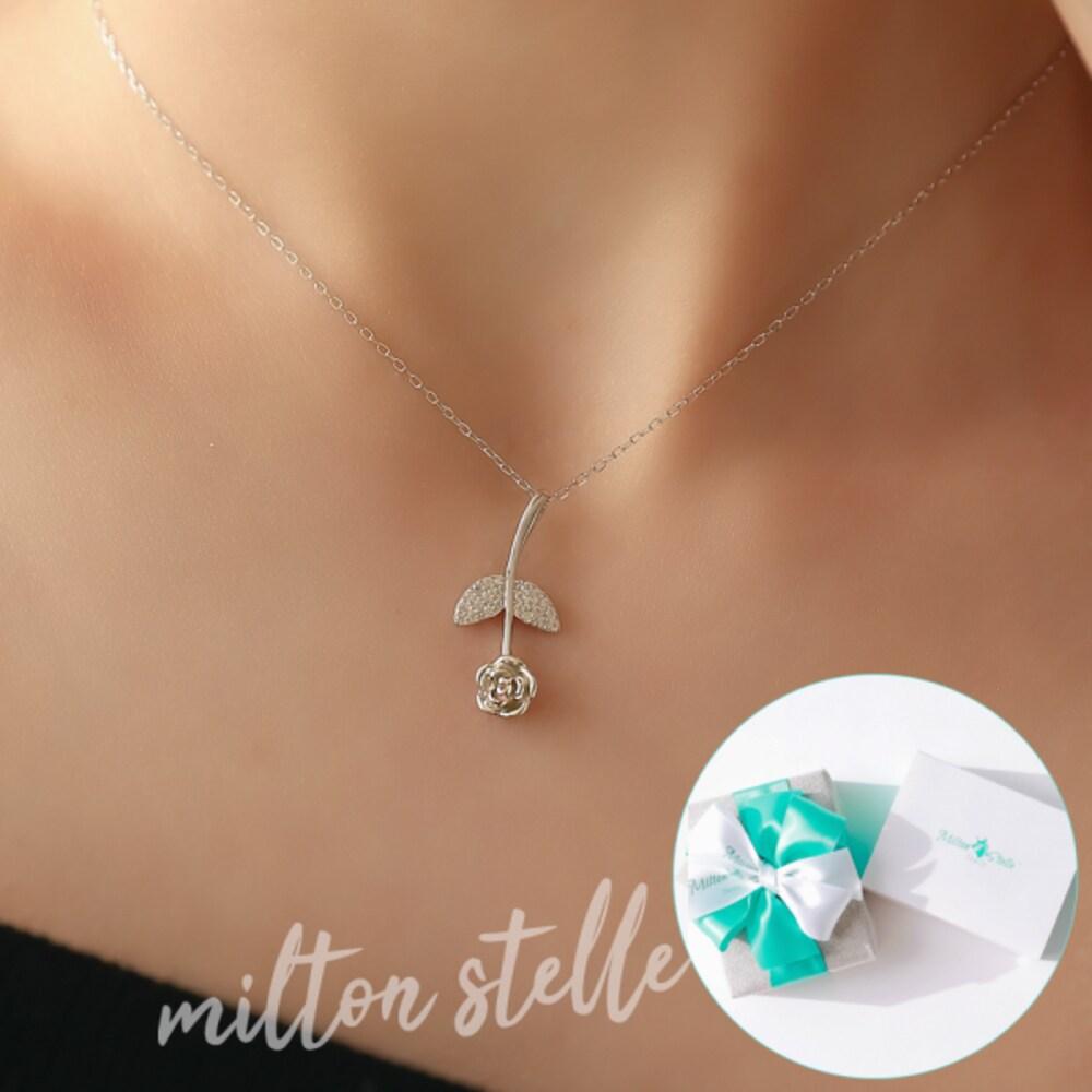 [92.5 Silver/Mabel] Malissa 925 Silver Necklace++