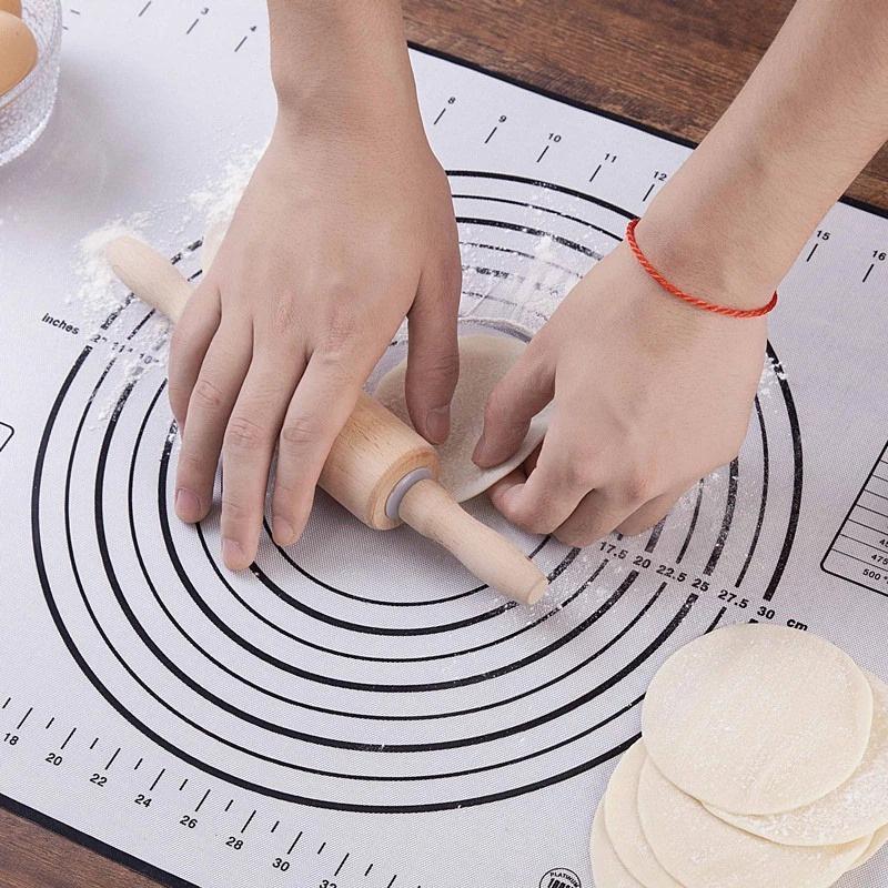 Silicone Baking Mat Pizza Dough Maker Pastry Kitchen Gadgets Cooking Tools Utensils Bakeware Kneading Accessories Lot