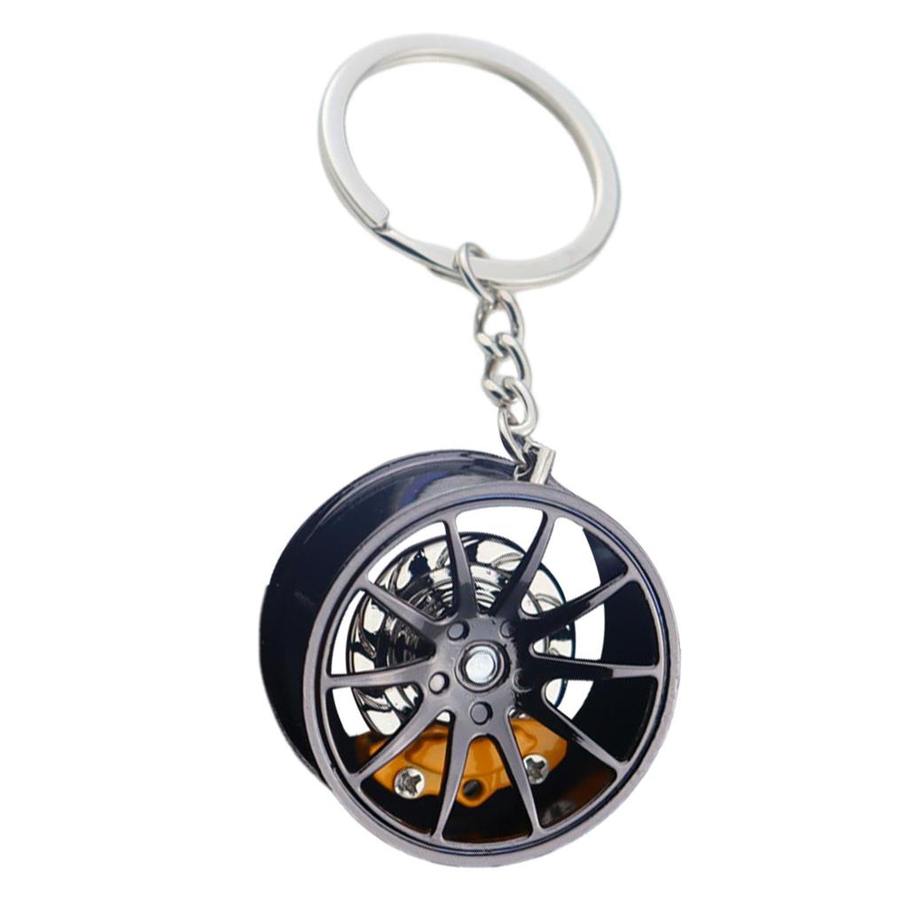 [Ketunedi] Wheel Hub Car Keychain, Automobile Wheel Hub Keychain |