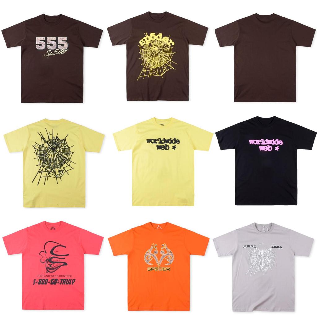 T-shirt Unisex con Stampa di Lettere in Schiuma Hip Hop Euro-Americano: Scollo Rotondo, Manica Corta, Design alla Moda