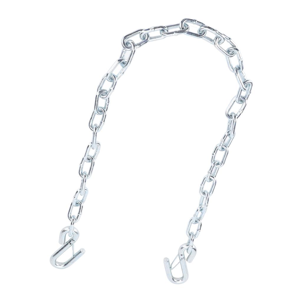 Trailer Safety Chain High Strength 1m Length with S Hooks 3500lbs Capacity Stretch Proof for Trailer RV