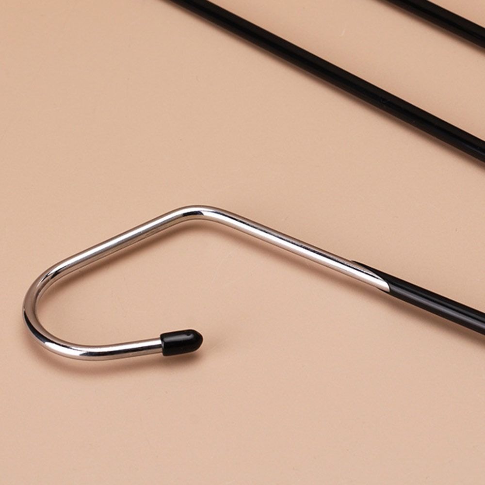 Anti-slip Multi-Pants Hanger Thickened and Reinforced Plastic-coated Organizer Gifts Towel Rack