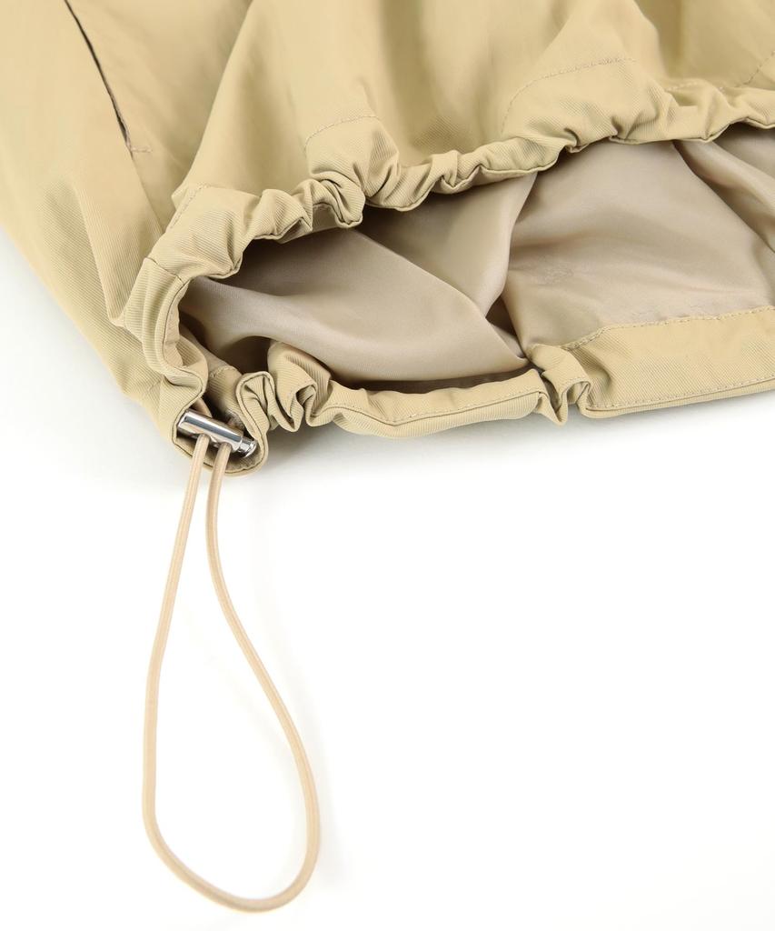 Yours Drawstring Volume Blouson BDXN1722 Small Beige Women's