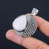 Womens Day Deal Pear Pink Opal Stone 925 Silver Artisan Bezel Pendant Jewelry