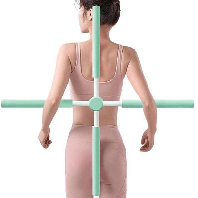 Cross Postures Correction Stick Yoga Bar Stretching Tool Stretch Mobility Pole Neck Hump Correction Tool Workout Gym Equipment