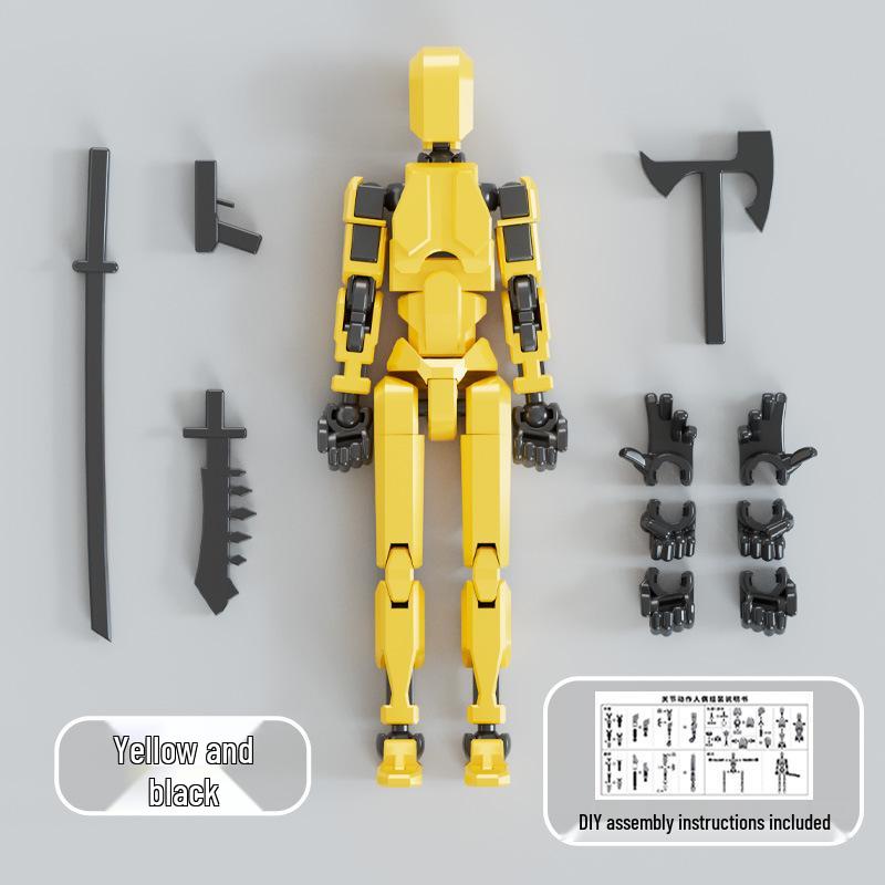 Multi-joint Movable Figure Assembly Toy and Ornament