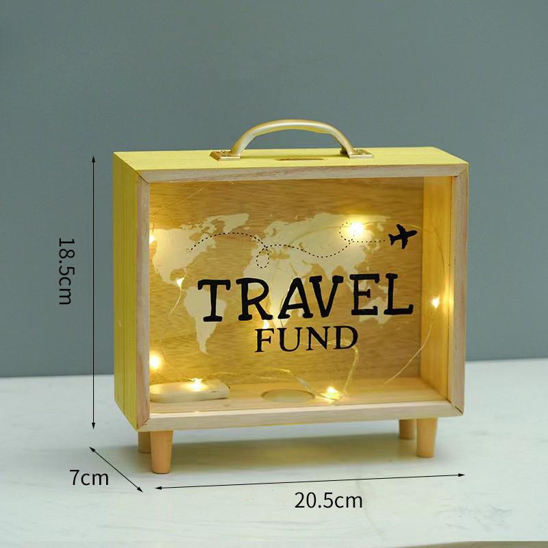 Ins Transparent Piggy Bank Children Girls Coins Piggy Bank Creativity Tabletop Decorations Decorations Birthday Gifts