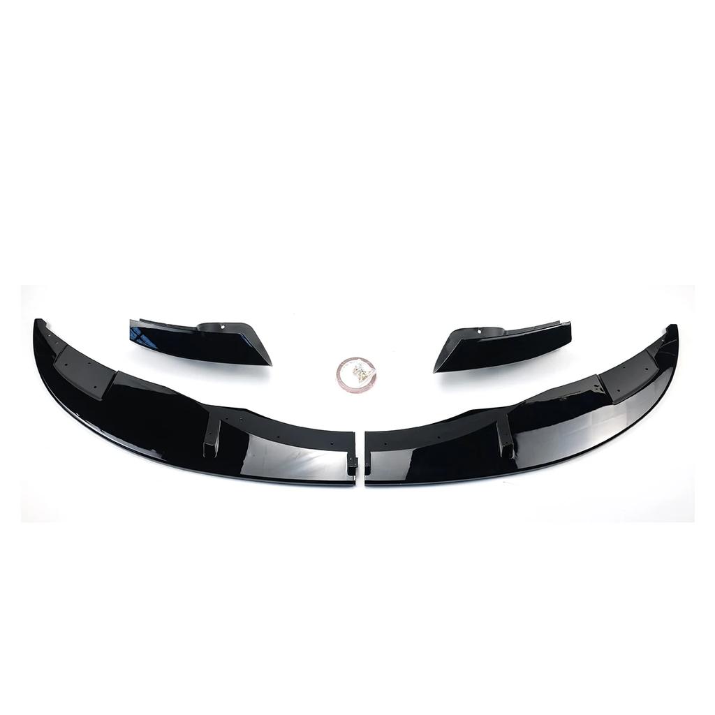 Front Bumper Lip Splitter Spoiler Diffuser Guard Protector for BMW E90 E92 E93 M3 2007-2013 Front Lip Surround Front Shovel Kit