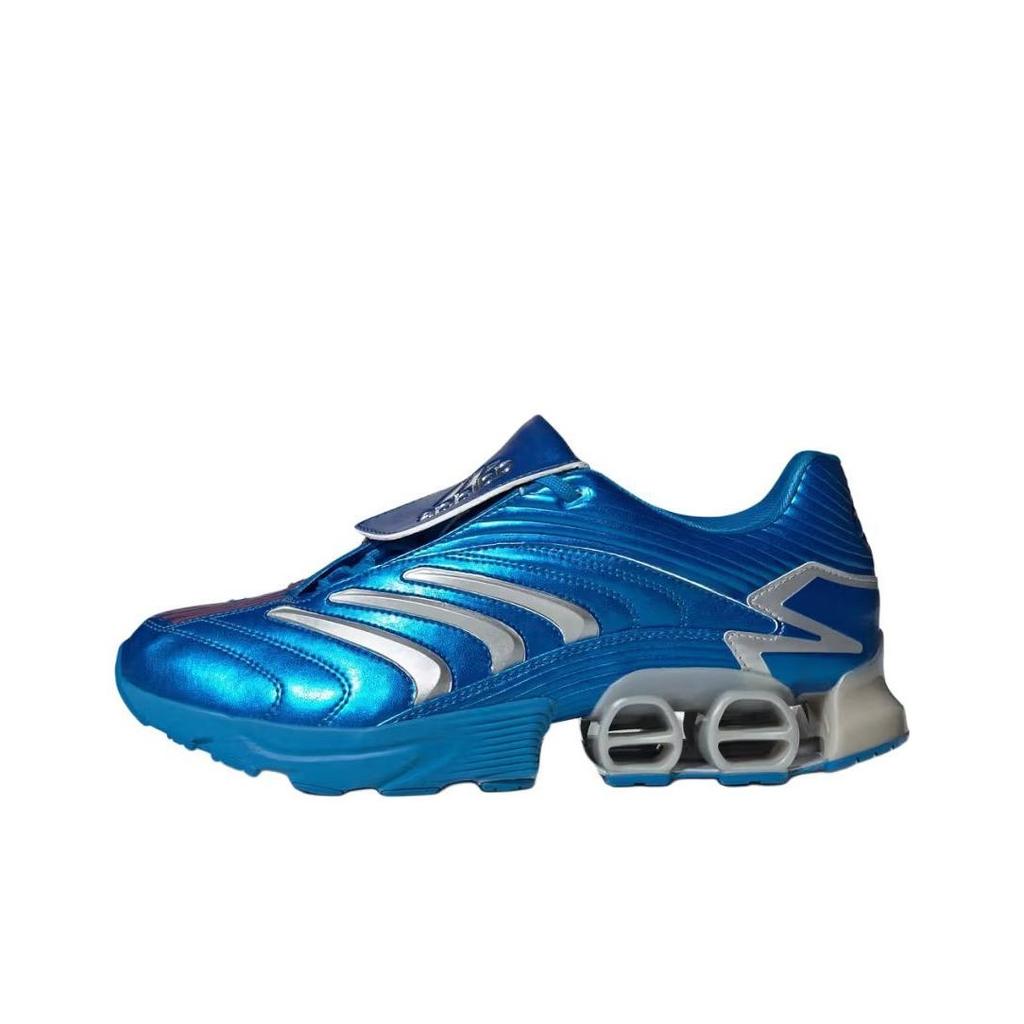 adidas Predator Megaride Metallic Shock Blue Unisex Sportbačiai Sidabro-Metaliniai Geriau-Raudoni JI3515