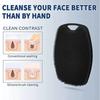 Soft Silicone Body Shower Scrub Brush, Handheld Facial Cleansing Oval Tool Gentle Exfoliation Massage Skin Bathroom Accessory