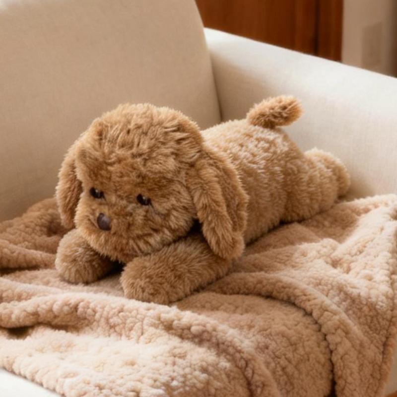 Plush Dog Pillow Toy For Kids Sleep Decor Kids Room Gift