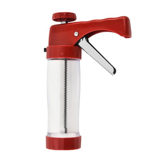 Cookie Press with 16 Discs 6 Decorating Tips Home DIY Cookie Maker Machine Cake Icing Tools Kit Kitchen Baking Supplies