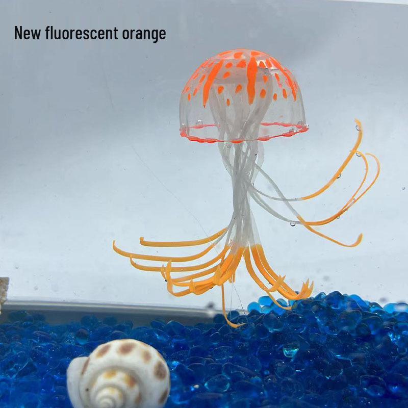 

Luminous Multi-color Jellyfish Aquarium Decoration Ornament OPP Bagged