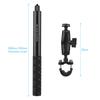 Motorcycle Bike Invisible Selfie Stick Handlebar Mount Bracket 28cm 115cm Adjustable Length with 1 4 Inch Screw