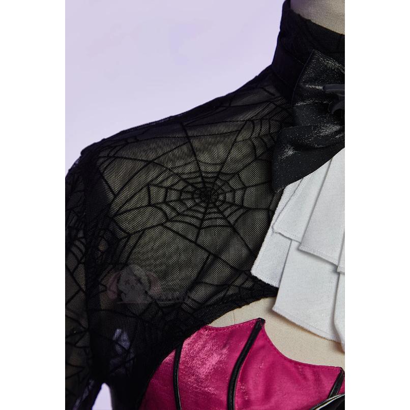 Vampire Draculaura Cosplay Costume Women Sexy Corset Lolita Short Dress Suit Gothic Punk Dress Halloween Carnival Party Clothes