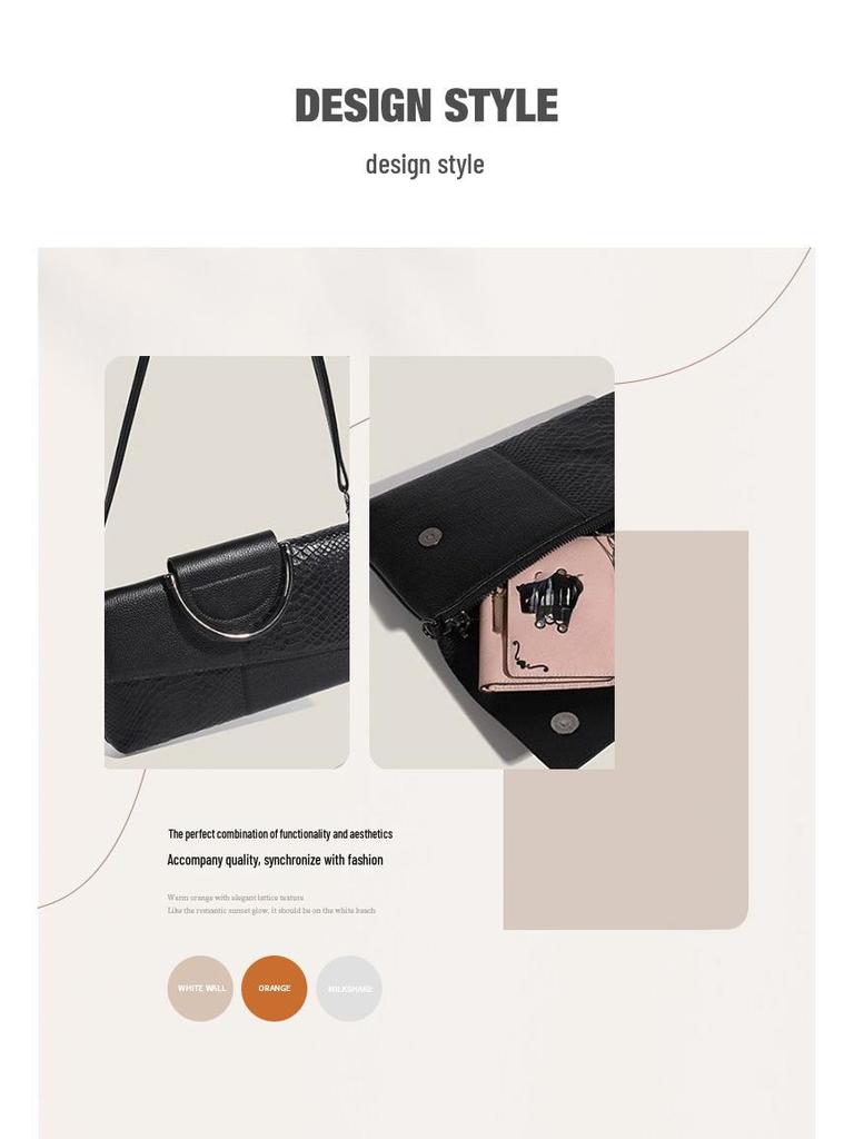 Bolso de Mano Retro de Piel de Cocodrilo Nueva Tendencia: Bolso de mano de moda de gran capacidad para damas