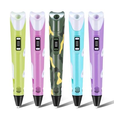 3D Printing Pen 3D DIY Drawing Pen With LCD Screen Compatible PLA Filament Toys