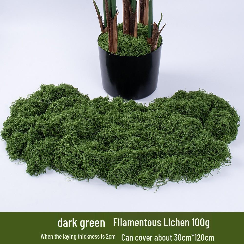 Artificial Moss Turf Landscape Ornament for Bonsai & Potted Plant Decoration