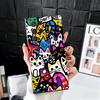 Cartoon Cute Cats Theme Soft Phone Case for Samsung Galaxy S26 S25 Edge S24 Ultra S23 Plus S22 S21 FE S20 Black Cover Back Shell