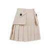 J Jane Big Pocket Trench Skirt (Beige)
