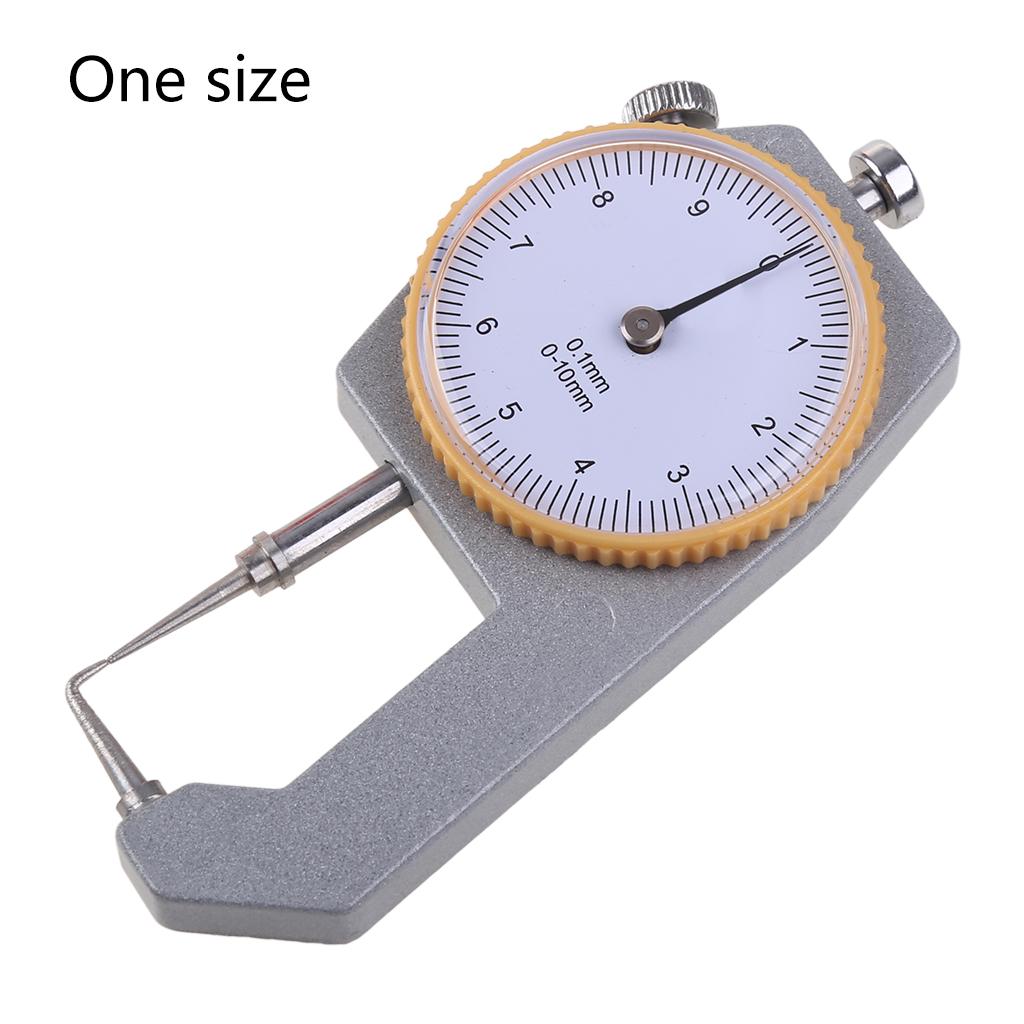 0~10mm Thickness Gauge Flat for Head Thickness Tester Dial for Leather Cloth Mea