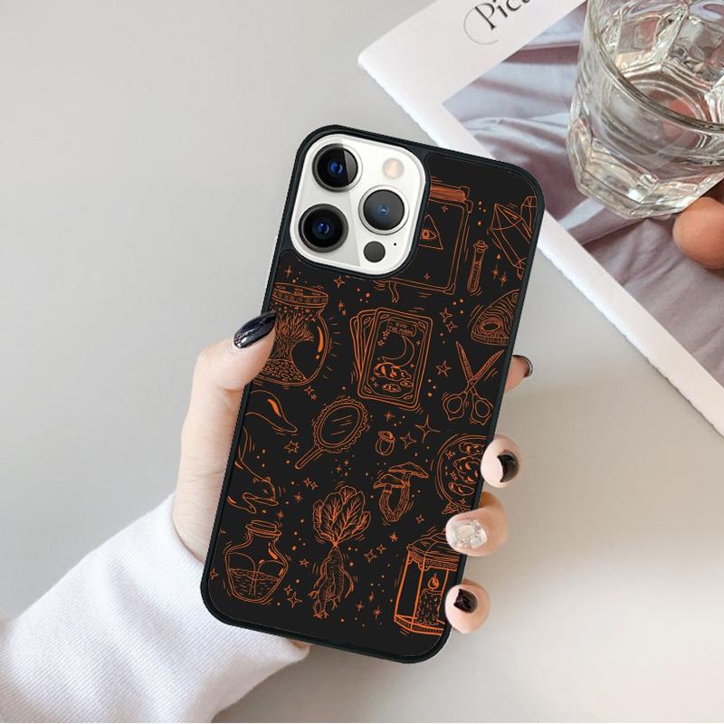 Witch Aesthetic Art Phone Case For iPhone 17 Air 16 15 14 Max Plus 11 12 13 Pro Max Phone Cover coque