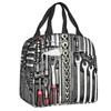 Custom Mechanics Large Toolbox Lunch Bag Women Cooler Warm Insulated Lunch Boxes for Kids School