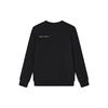 FILA Simple Comfortable Basic Casual Logo Knit Pullover Sweatshirt Men sweatshirt Black F11M248205F-BK