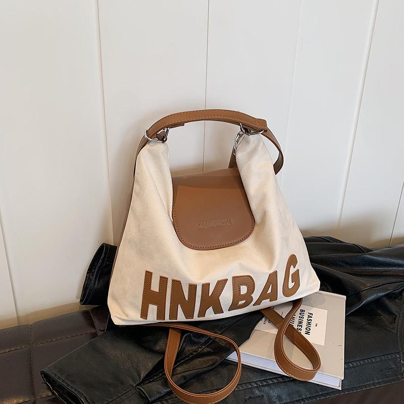 

Винтажная сумка-тоут для通勤 для женщин, большая вместимость, 2025 новинка, повседневная одноплечевая многофункциональная уличная сумка-рюкзак белый