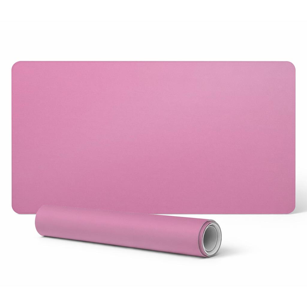 Protective Decorative Mat for Office Table, Pastel Pink, 120x60 cm