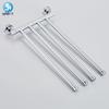 Cross-Rotating Stainless Steel Bathroom Towel Rack