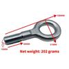 Short Towing Eye Hook Compatible For Fiat Ducato Boxer Citroen Relay Heavy-Duty Metal Tow Hook Replacement
