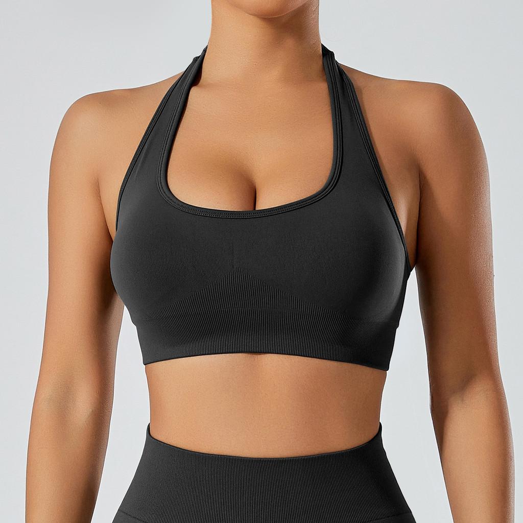 Youth Women Sports Bra With Seamless Nylon Fabric For Running And Fitness Workouts