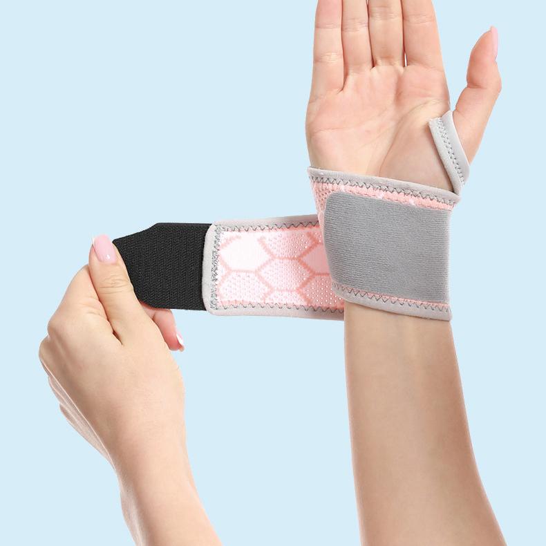 Protetores de Pulso para Esportes e Fitness Badminton Envoltório de Pulso Protetores Respiráveis Bainha Tendinosa Proteção para as Mãos Bandagem Equipamento de Fixação