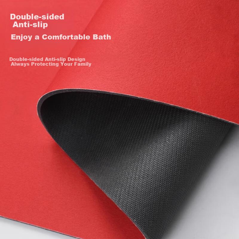 Zunchao Entrance Door Mat, Home Use Doormat, Absorbent Non-Slip Foot Mat, Red Festive Mat, 80*100cm