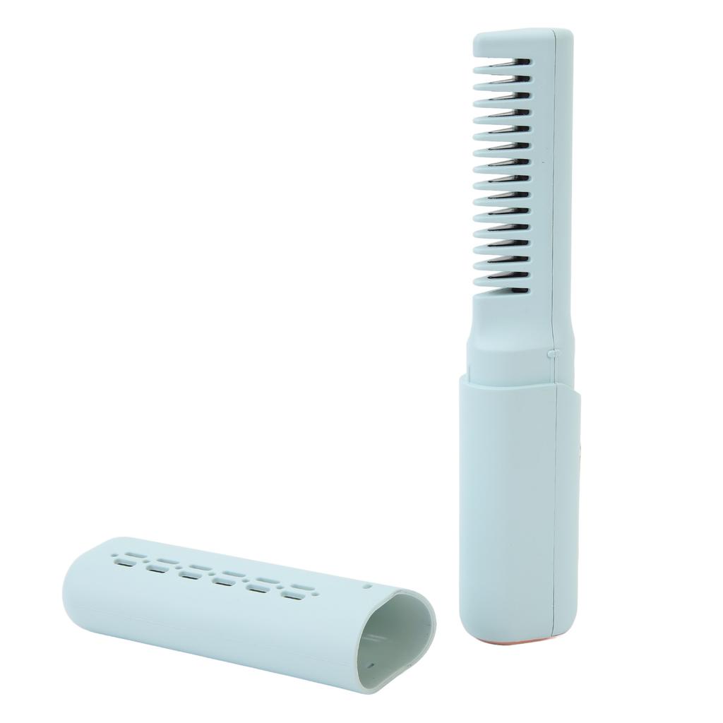 Rechargeable Mini Hair Straightener 3 Adjustable Temperature 2000mAh Anti Scald Type C Cordless Hair Straightener for