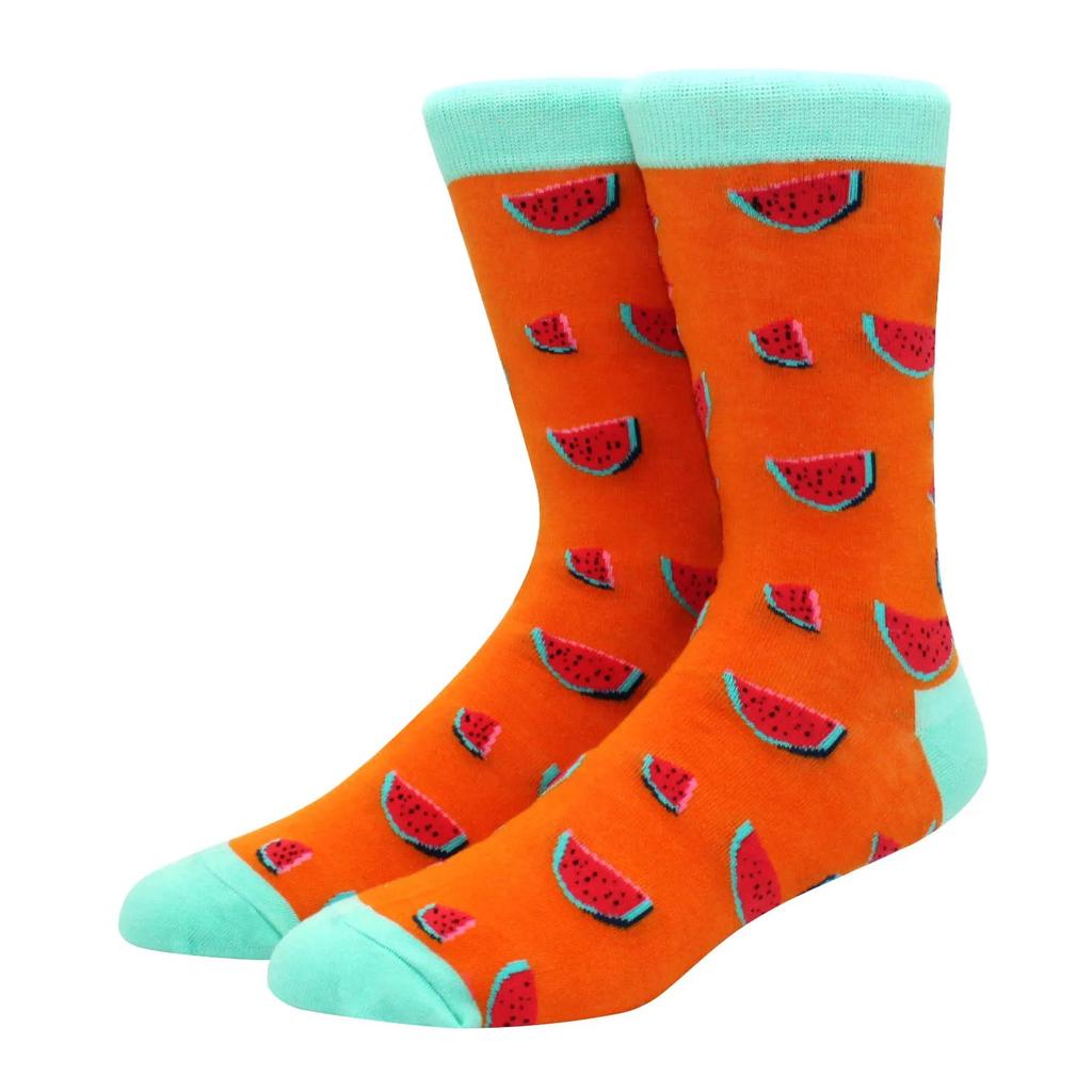 Large Size New Happy Funny Couple Trendy Socks Funny Personalized  Cartoon Jacquard Long tube cotton socks