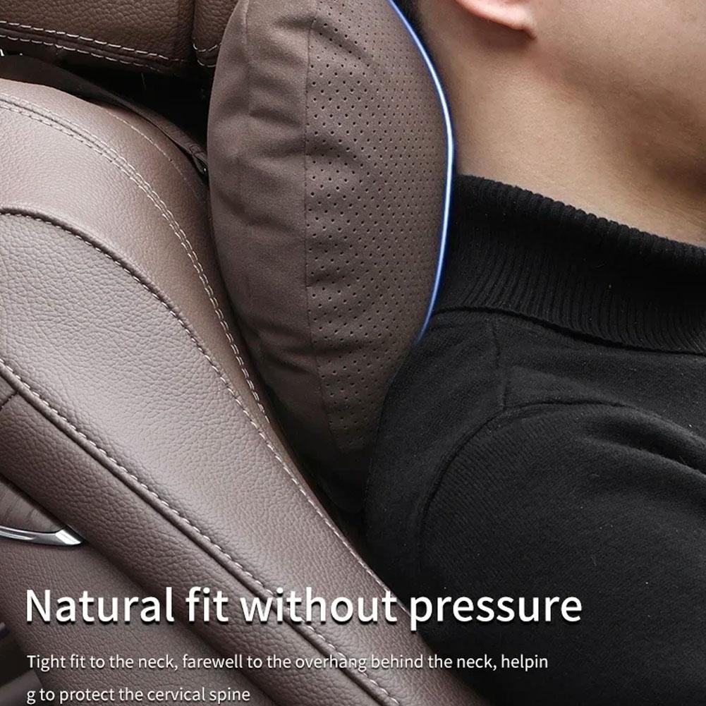 Car Neck Pillow Car Seat Headrest Pillow Auto Memory Cotton Protector Cushion For Universal Car Head Support For Gaming Cha M3F4