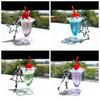 With Star Cherry Cream Cup 3D Simulation Phone Strap Ice Cream Key Chain  Bag Decorations