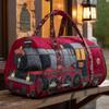 3D-gedruckte gesteppte Baumwoll-Reisetasche - Damen Yoga-Tote-Handtasche