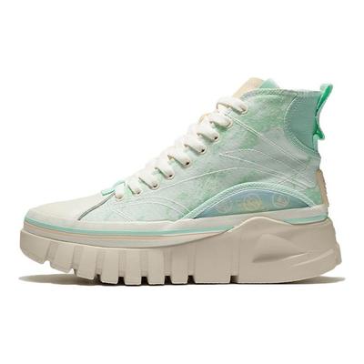 Li Ning We Wo Boot High-Top Trendy Sports Casual Shoes Women Sneakers Bright-Blue AZGS004-1