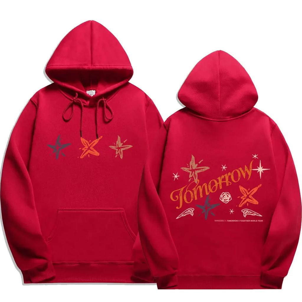2025 txt act promise print Hip Hop Hoodies Men Fashion Long Sleeve Sweatshirts men Cool Casual Harajuku Streetwear Pullovers y2k